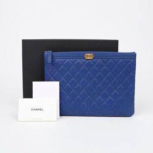 Caviar Skin Boy New Medium Clutch